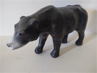 Hand-carved wood bear