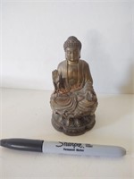 Small vintage brass Buddha