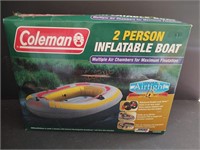 Coleman 2 person inflatable boat new in box