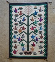 Tree of Life Navajo weaving