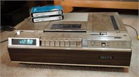 Zenith Betamax player and small tv