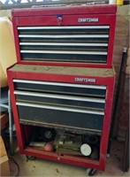 Craftsman rolling toolbox with tools