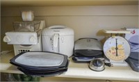 Kitchen appliances and scales