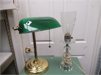 Library Lamp and Candlestick Lamp