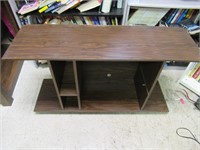 TV Stand and Black Foot Stool