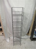Small Silver CD Rack