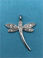 Sterling Silver Dragon Fly Pendant