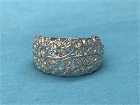 Very Pretty Sterling Silver Ring 8.5