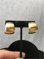 Vintage Gold Metal Clip/Screw NAPIER Earrings