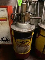 Penzoil Lubrication Barrel & Cart