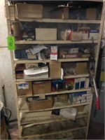 Steel Shelving Unit & Assorted New Parts