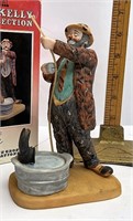 Emmett Kelly fisherman figurine