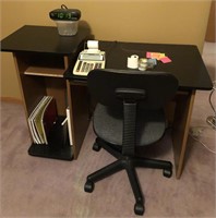 Office desk. Chair and contents included.