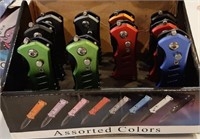 Assorted color folding knife. Bidding on one times
