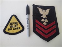 Lot of two patches alpine ski area and other