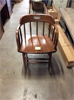 NEW Solid wood round back chair