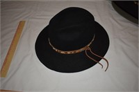 Black Rambler Hat sz 10