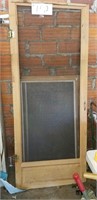 old oak screen door