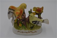Porcelain Yellow Bird Statue