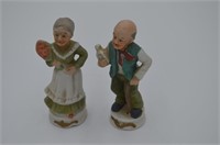 Porcelain Old Man & Woman