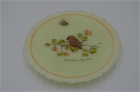 Hand Painted Fenton Mother's Day Plate