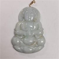 $600 14K  Jade Pendant
