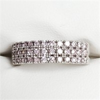 $280 Silver CZ Ring