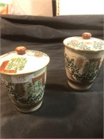 Two Small Decorative Jars