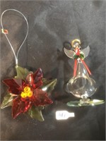 Glass Barn Figurine and Ornament