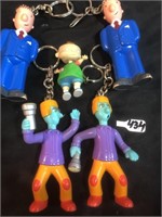 Lot of key holders-Business Man, Monster and
