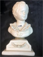 ABCO hand painted Bust of Young Boy. Alexander
