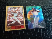 1987 Ruben Sierra and 1996 Albert Belle Baseball