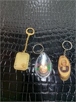 Lucky penny, Reuge Ste. Croix, Wooden Key Chain
