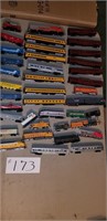 38 pc model Railroad train engines-Santa Fe