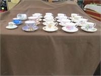 20 Sets Of Cups & Saucers