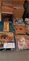 over 300 record albums-rock, jazz, country