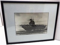 Framed Military Ship Photo or Print