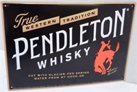 Pendleton Whisky Metal Sign