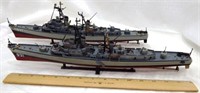 Two Military Ship Plastic Models 931 & 932