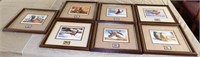 7 Signed Pheasant Stamp Prints All Number 1,870