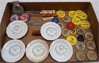 Baldwin Advertising Plates, Drink Chips, & More