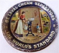 Antique DeLaval Cream Separators Metal Tip Tray