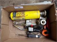 propane torch heads, tank, solder & Soldering gun