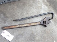 24" crestalloy adjustable wrench