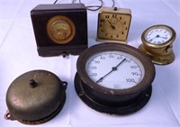 Clocks, Radio, Bell, & Gauge