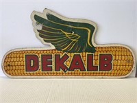2 Wooden Dekalb Signs Bolted Together