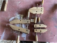 3 Wood Clamps