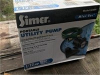 Simmer portable utility pump