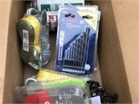 Ratchets,drill bits, chainsaw chain + more