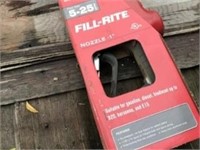 Fill Rite 1" nozzle (for gas/diesel)